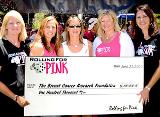 Rolling For Pink board